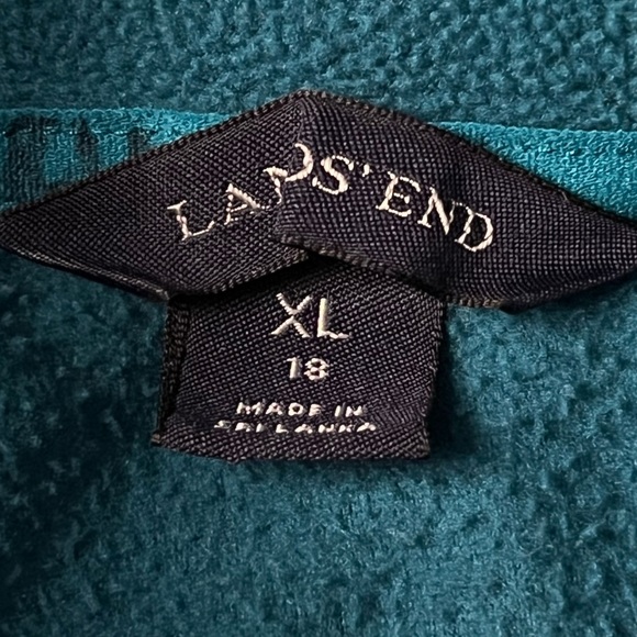 Lands’ End Polartec Aircore 100 Fleece Vest Teal Size XLarge 18 - Picture 6 of 10